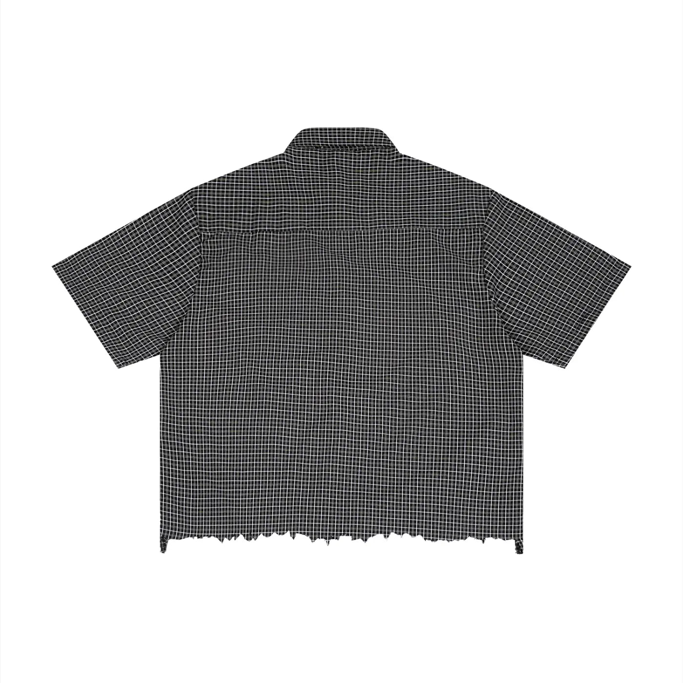 Palm Plaid Distressed Shirt ODMPOD