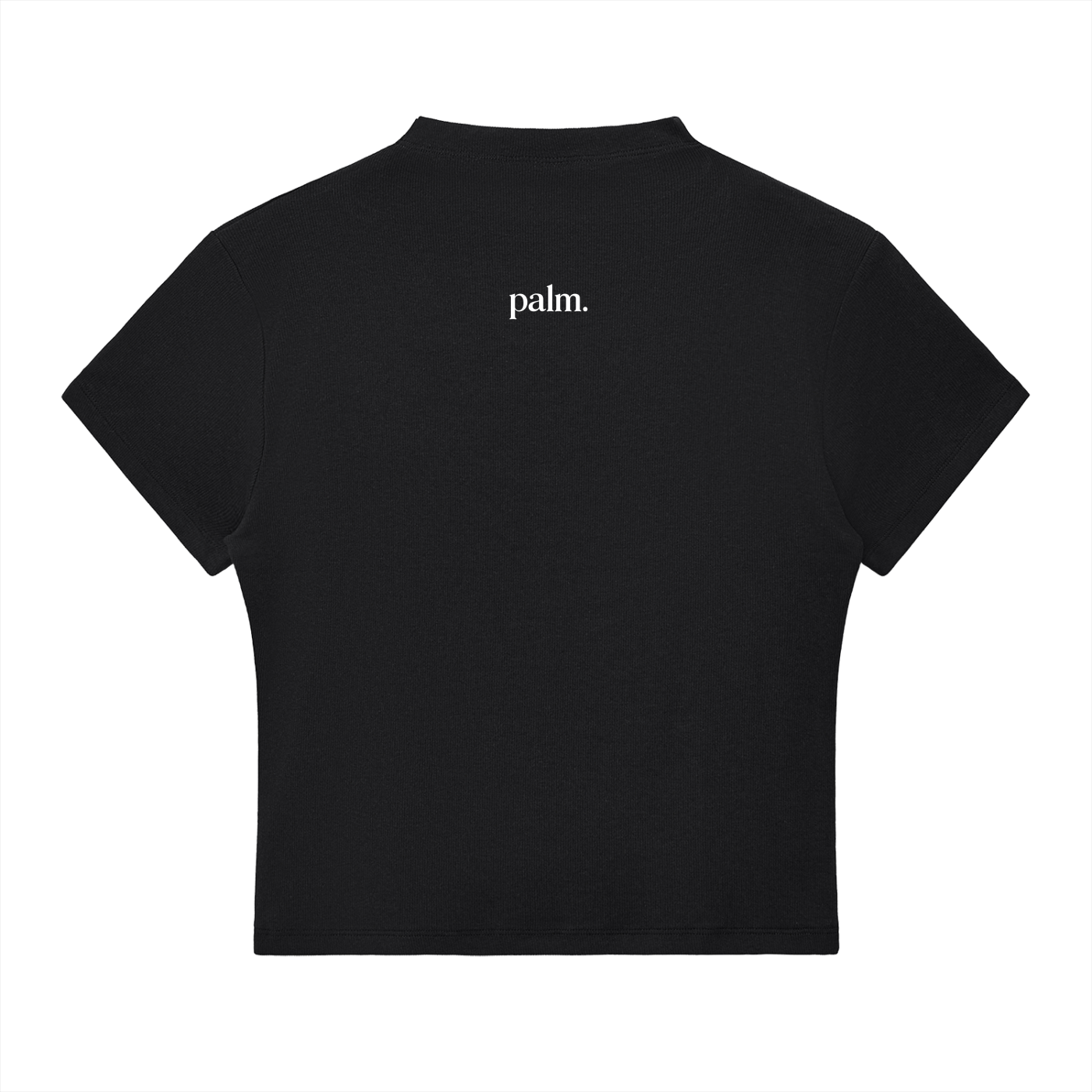 Classic Palm Slim Fit Mock Neck Tee