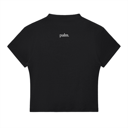 Classic Palm Slim Fit Mock Neck Tee