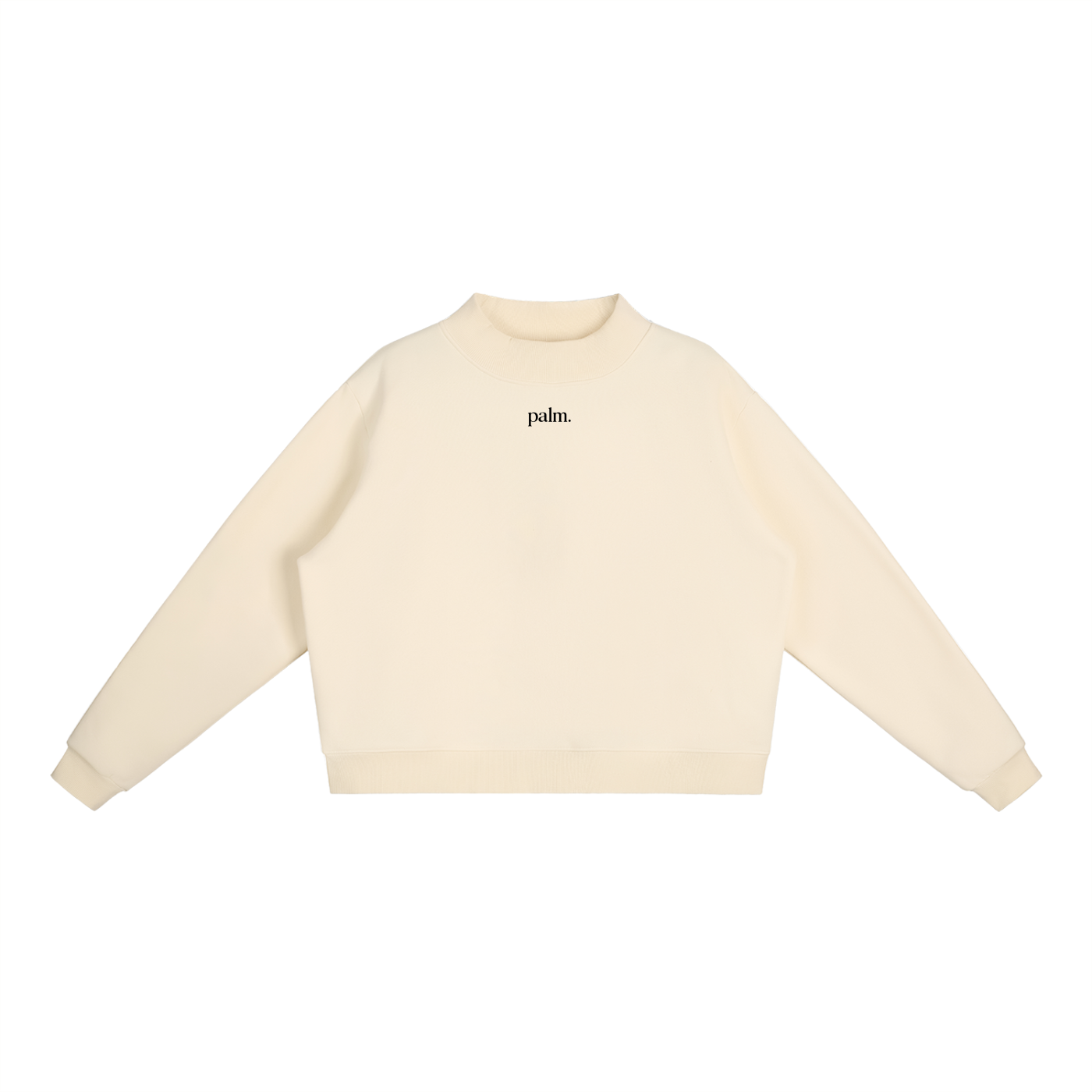 Classic Palm Mock Neck Sweatshirt