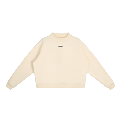 Classic Palm Mock Neck Sweatshirt