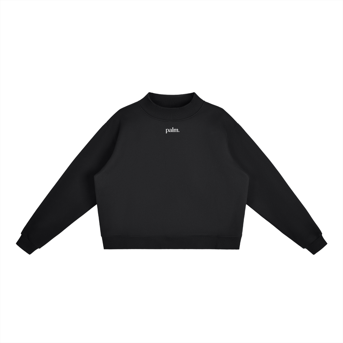 Classic Palm Mock Neck Sweatshirt