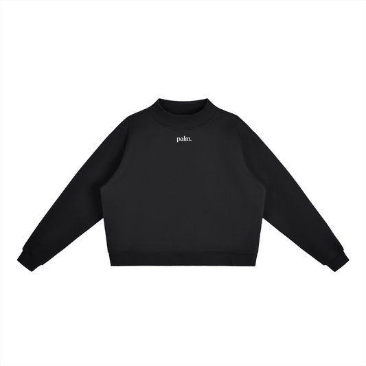 Classic Palm Mock Neck Sweatshirt