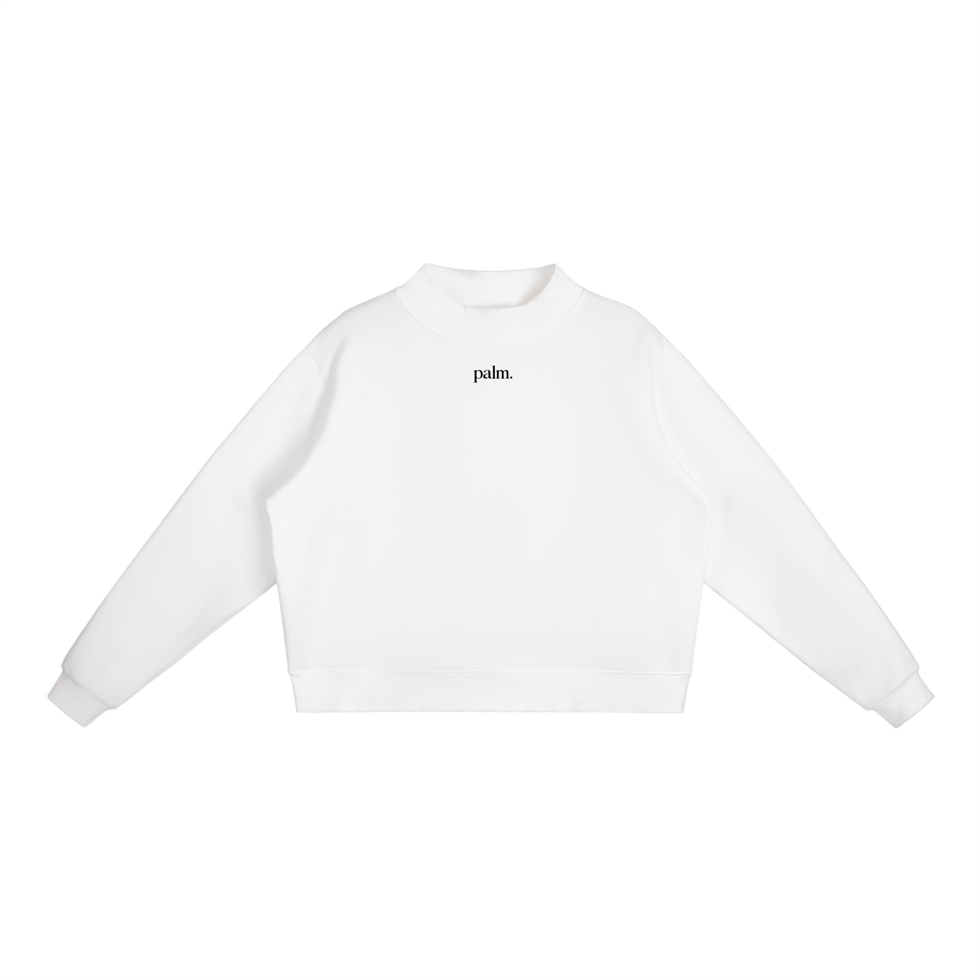 Classic Palm Mock Neck Sweatshirt