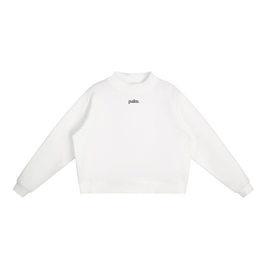 Classic Palm Mock Neck Sweatshirt