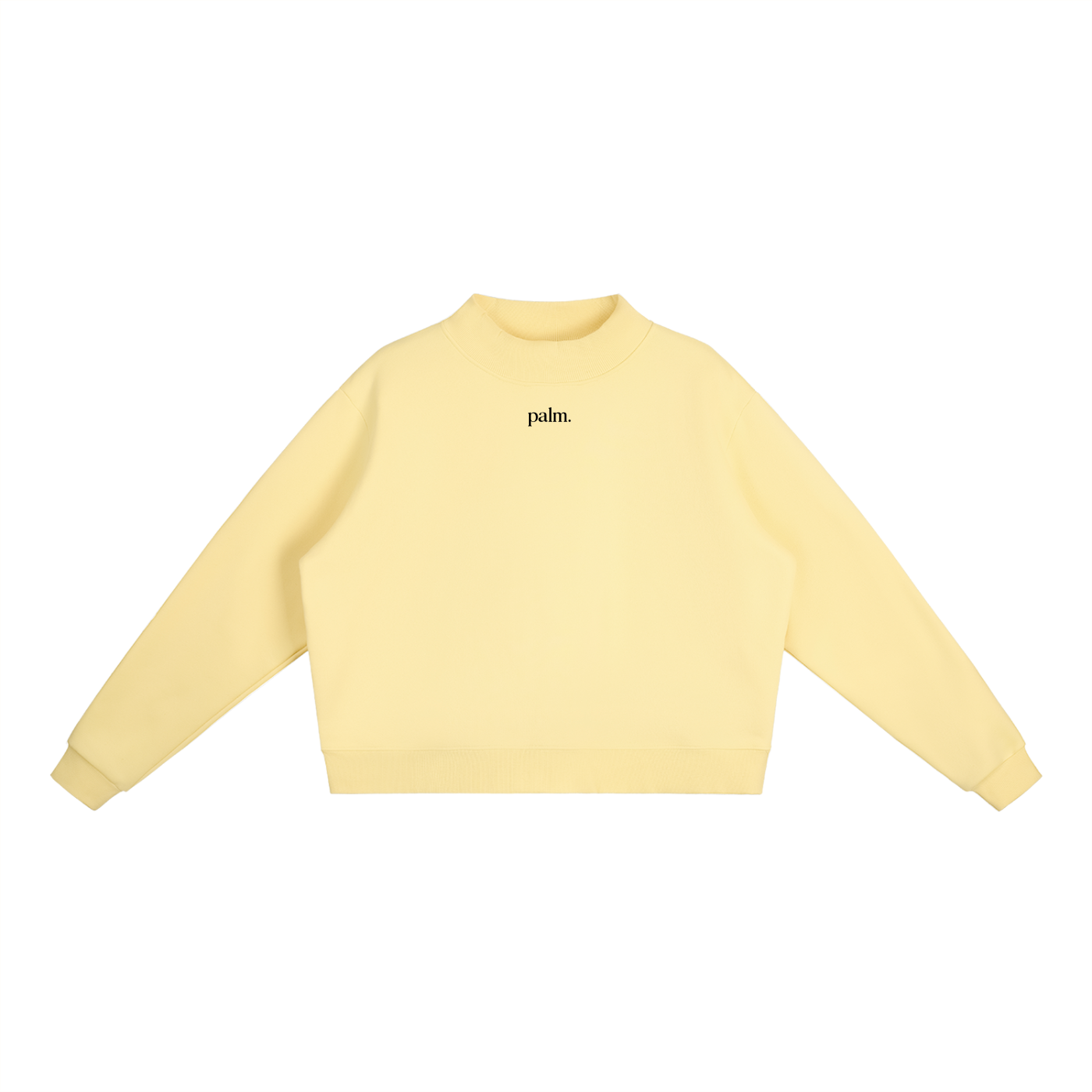 Classic Palm Mock Neck Sweatshirt