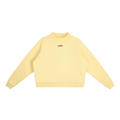 Classic Palm Mock Neck Sweatshirt