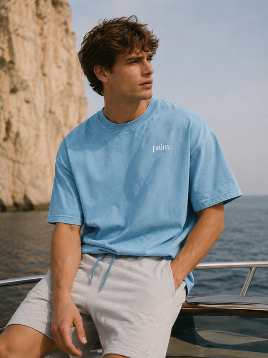 Classic Palm Mineral Wash Heavyweight Tee