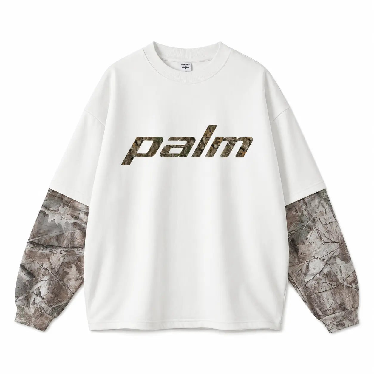 Palm Double Layered Camo Long Sleeve cloprod