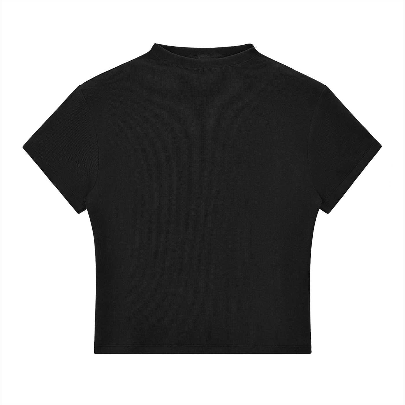 Classic Palm Slim Fit Mock Neck Tee