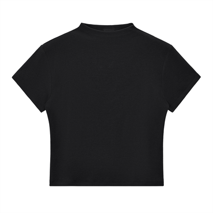 Classic Palm Slim Fit Mock Neck Tee