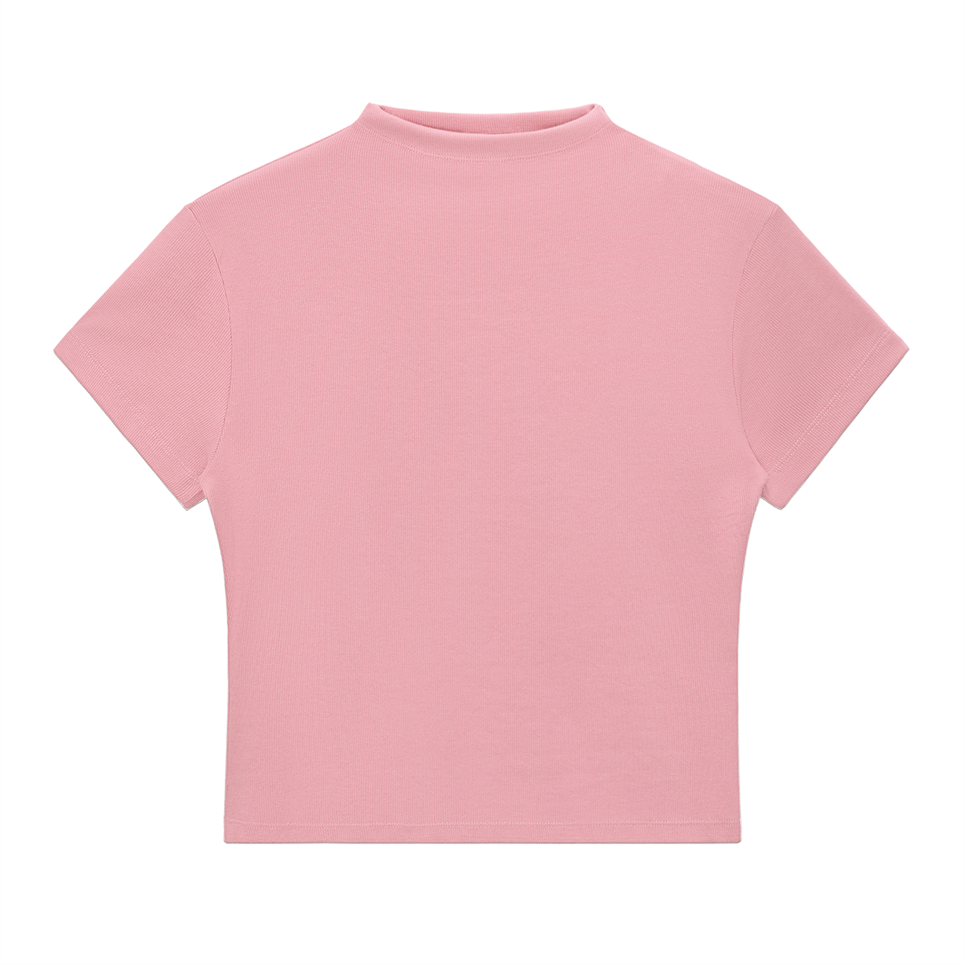 Classic Palm Slim Fit Mock Neck Tee